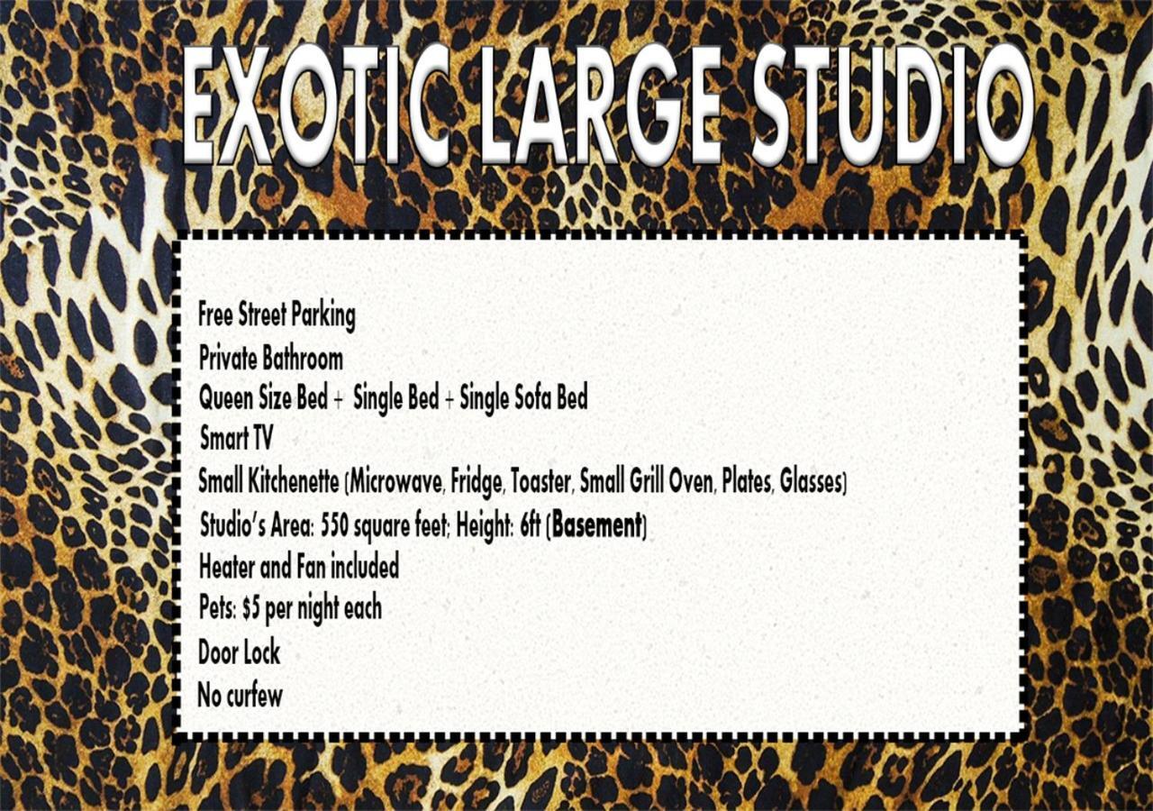 Hôtel Exotic Large Basement Studio à Montréal Extérieur photo